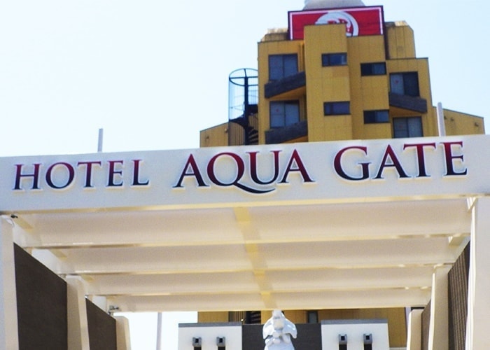 ステンレス看板の写真