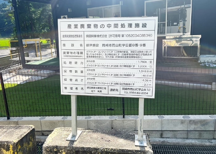 許可票看板